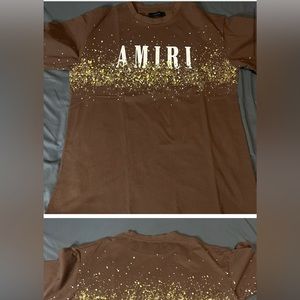 Amiri T shirt almost new. stunning one of a kind unique colour. Special designs!